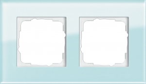 2-gang Esprit Mint Glass Frame